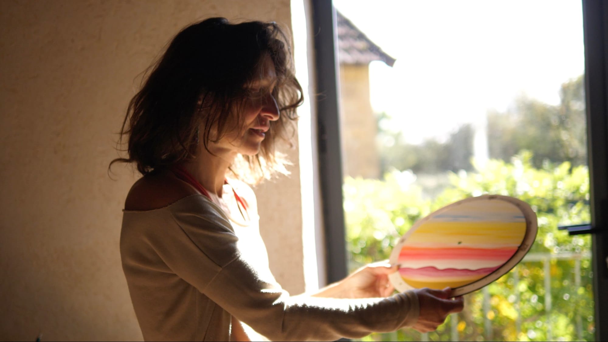 Quand Isabelle peint sur les horloges de Biquette... STRATOSPHÈRE